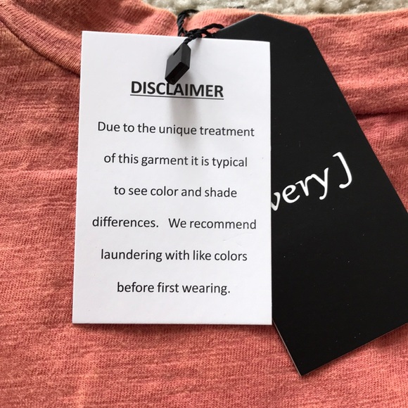 Coral Color Cold Shoulder Top - Picture 7 of 8